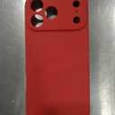 FireNova Magnetic for iPhone 17 Pro Max Case, Compatible with MagSafe, [Integrated Silicone Camera Control Button] [Camera Protection] Anti-Scratch Microfiber Lining Phone Case, 6.9", Deep Red