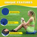 2 Pcs Stadium Seat Cushions Water-Repellent Bleacher Seat Cushions Indoor & Outdoor Seat Cushion for Bleachers Portable Stadium Cushion for Sports Events, Office Chairs, Beaches (Blue)