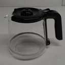 12-Cup Replacement Glass Carafe, Compatible with Mr. Coffee (#RF, LM, PC and SC Series - Black Handle)