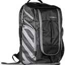 Sanabul Combat Gear Pack Sports Backpack Gym Backpack for Men Multi-Compartment Jiu Jitsu and Boxing Bag- Black/Grey