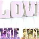 Resin Mold, Large Letter LOVE 3D Silicone Molds for Epoxy Resin Casting, Alphabet Moldes De Silicona para Resina for Art, Soap, Clay Crafts, Home Party Decorations, Jewelry, Candle Wax, DIY Cake Candy (White)