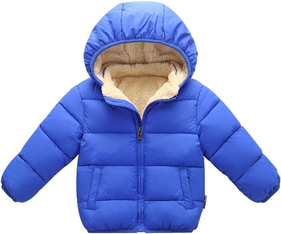 Baby Boys Girls Toddlers Winter Coats Puffer Jacket Hooded Down Snow Jacket Coat Outerwear