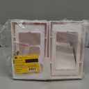 Bates - Baby Safety Outlet Cover Box, 2 Pack, Baby Proof Outlet Covers Baby Proofing, Plug Covers for Electrical Outlets, Socket Covers for Outlets, Child Proof Outlet Cover, Outlet Box Cover (White)