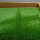 Artificial Grass Turf, 10ft x 10ft 0.4" Pile Height, Indoor Outdoor Fake Astroturf Rug Carpet Mat for Balcony Decor Backyard Patio Backdrop Fence Wall Decorations Dogs