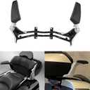 Motorcycle Passenger Armrests, Adjustable Rear Armrests for BMW K1600GTL 2010-2018 Replacement Accessories Parts Black