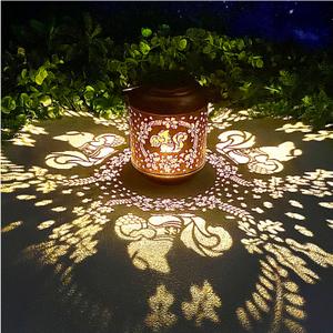 Squirrel Solar Lanterns Outdoor Waterproof Hanging Solar Lights Squirrel Gifts for Women Men Metal Decorative LED Lanterns for Yard, Patio, Lawn, Tabletop, Pathway, Landscape, Garden Decor