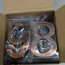 20 Pieces House Numbers Mailbox Numbers 0-9, 3D Door Address Numbers Self Adhesive Mailbox Numbers Sticker or House, Apartment, Office, Hotel Room, Mailbox Signs (Bronze,3 Inch)