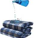 Non-Slip Bed Pads for Incontinence Washable (36" x 52"|Pack of 2),Waterproof Bed Pads, Adult Washable Incontinence Bed Pads for Adults, Dog, Kids (Blue)