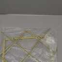 Urban Deco Gold Wine Rack Small Countertop for Cabinets  5 Wine Holder Countertop Stylish and Compact Small Wine Racks