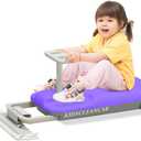 12V Ride-On Car with Cleaning Fun, 3 in 1 Gokart, Soft-Start, 5-Speed Adjustable, Detachable mop, Rechargeable Battery, 160lbs Capacity, Indoor & Outdoor for Kids Ages 3+ Purple