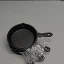 4 Pack Mini Cast Iron Skillets, 4 Inch Small Frying Pan with Double Drip-Spouts, Black Cast Iron Skillet with Handle, Nonstick Frying Pans for Indoor Outdoor Restaurant Kitchen Use