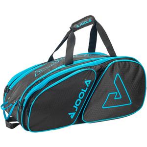JOOLA Tour Elite Bag, Black/Light Blue