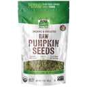 NOW Foods, Organic Pumpkin Seeds, Raw and Unsalted, Excellent Source of Protein and Iron, Certified Non-GMO, Keto-Friendly Snack, 12-Ounce (Packaging May Vary) (EXP 06/30/26)