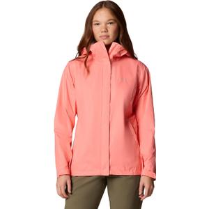 Columbia Womens Arcadia II Waterproof Rain Jacket, Alpenglow, Small