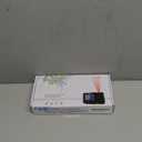 SMARTRO Digital Projection Alarm Clock for Bedrooms with Indoor Thermometer Hygrometer, USB Charger, Bedside Projector, Travel, AC and Battery Operated