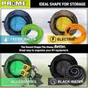 PR1ME 4 Pack Waterproof RV Hose Bag Storage, Utility Bag for Sewer Hose, Camper and RV Accessories, 4 Colors for Sewer and Fresh Water Hoses, Electrical Cords, Camper Tools Accessories, Drawstring Style