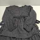 Arshiner Girls Dress Fall Sparkly Glitter Puff Sleeves Layer Party Dresses with Belt 14