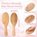Domensi 24Pcs Spa Sleepover Party Favors Supplies for Women Trip Weekend Gifts Bamboo Hairbrush Scrunchie Hair Clip Makeup Bag for Bachelorette Bridal Shower Summer Slumber DIY Decorating(Colorful)
