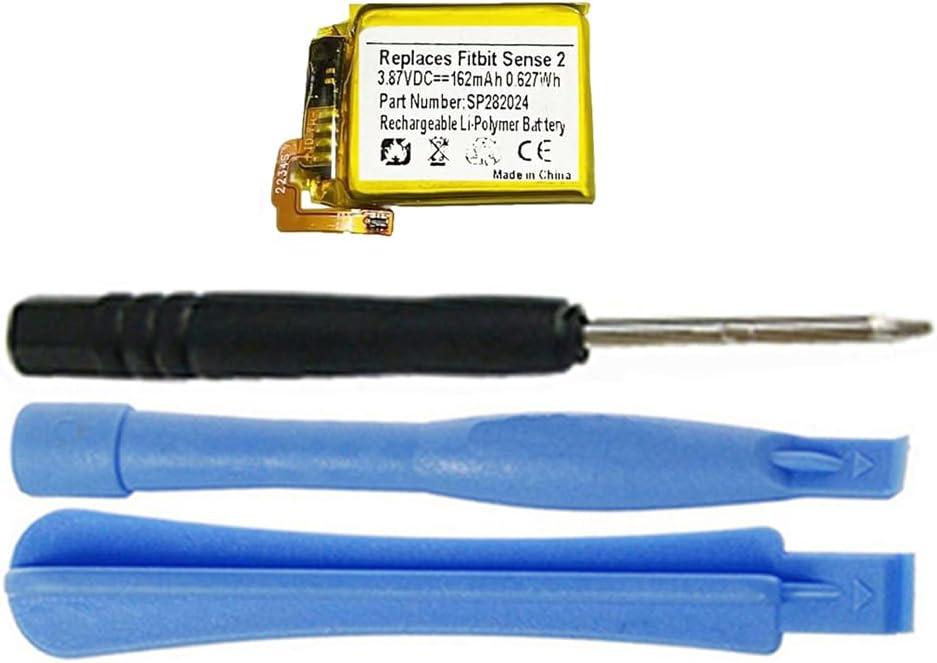 162mAh SP282024 Battery Replacement Compatible with Fitbit Sense 2 Fitness Smartwatch FB521