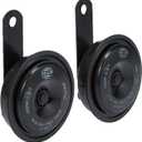 Hella 011225802 Black 77mm 12V BX Disc Horn Kit (Universal Fit)