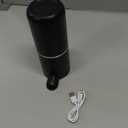 Automatic Soap Dispenser, Hand Soap Dispenser 12.8oz/380ml Smart Rechargeable, Black Soap Dispensers with 6-Level Touchless, Wall Mounted or Countertop Dish Soap Dispensing for Bathroom & Kitchen