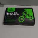 Zacro Bike Seat Cushion - Gel Padded Bike Seat Cover for Men Women Comfort, Extra Soft Exercise Bicycle Seat Compatible with Peloton, Outdoor & Indoor Bike Saddles (Black)