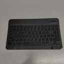 Backlit Bluetooth Keyboard Small Portable Wireless Keyboard Rechargeable Illuminated for Android Samsung Tablet Cell Phone Smartphone iPad A16 11th 10th Generation iPad Pro Air Mini iPhone (Black)