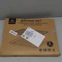 Stainless Steel Baking Sheet with Rack Set, Cookie Sheet with Cooling Rack, Set of 6 (3 Sheets + 3 Racks), Easy Clean