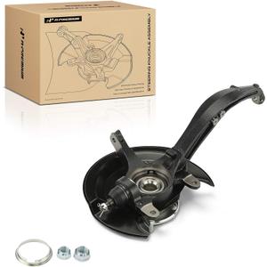 A-Premium Front Left Steering Knuckle & Wheel Bearing Hub Assembly Compatible with Honda Accord 2003-2007, L4 2.4L Engine Only, Manual Transmission Only, Driver Side