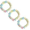 The Dreidel Company Stretchable Candy Bracelet, Multicolor Fruit-Flavored Chewables for Party Favors (48-Pack) (EXP 10/10/26)