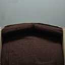 BUYUE Glider Rocker Replacement Cushion 5 PCS with Ties, Linen High-Density Foam Non-Slip & Washable Rocking Chair Pads for Sitting, Chocolate