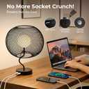 Cordless Table Lamp, Rechargeable, Touch Control, 3-Level Dimmable
