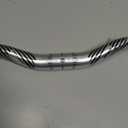 FIFTY-FIFTY Mountain Bike Riser Handlebar, Aluminum Alloy Bicycle Riser Handlebar, 35mm Diameter, 800mm Wide MTB Bar (Silver, 38mm Rise)