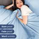 Extra Deep Queen Sheet Set - 6 Piece Breathable and Cooling Sheets - Hotel Luxury Bedding for Women, Men, Kids & Teens - Easy Secure Fit - Soft, Wrinkle Free & Comfy - Extra Deep Pockets - Light Blue