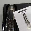 Vacuum Beard Trimmer for Men, New Version Adjustable Precision Trimming Length with 2 Comb, Electric Cordless Vacuum Trimmer for Beard, Waterproof and Rinses Easy, Blades for Skin fit