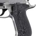Cool Hand G10 Grips Compatible with Sig Sauer P226, Sunburst Texture (Gun Metal)