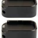 TACFUN 2 Pack Weighted Magazine Base Plate Compatible with Glock 9mm/.40 (BLACK)