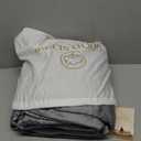 Good Sleep Bedding Split King Sheets Set, 100% Egyptian Cotton, Luxury Sateen Sheets, 5 Piece, 2 Fitted - 16" Deep Pocket, Light Gray