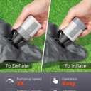 ETENWOLF AIR 3 Air Pump for Inflatables with 2600 mAh Battery & Camping Light, Ultra-Fast and Mini Electric Air Pump, Inflate Deflate for Air Mattress, Pool Floats, Vacuum Storage Bags
