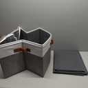 Shoe Storage Box Organizer for Closet - Space Saver Shoes Containers Bin with Clear Lids Stackable, Can Fit Ottoman, Foldable Shoe Rack Cabinet Cubby for Wardrobe (1 Pack), 21"x17"xh13"