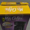 Mr. Coffee 12-Cups Automatic Drip Coffee Maker, Stainless Steel and Black 