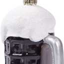 3 x Funny Hanging Christmas Ornaments 2025 - Cheers Beer Glass Blown Cute Tree Decorations, 3D Premium Decorative Holiday Decor for Xmas Home Outdoor Window Centerpiece