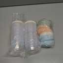 VITEVER [16 Pack] 4 oz Small Containers with Lids, Reusable Plastic Jars for Snack and Puree, Salad Dressing Container to Go, Deli Containers, Freezer Baby Food Containers, Dishwasher Safe, BPA Free