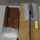 Blanket Ladder for Living Room, 5-Tier Wooden Ladder Shelf, Rustic Decorative Blanket Rack for Blankets, Quilts, Farmhouse Decor Ladder Shelf for Bedroom Bathroom Home Christmas Decor, Brown