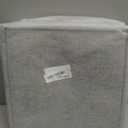 Bidtakay Grey Baskets Foldable Storage Cube Bins 13x13x13 Cube Storage Organizer Closet Set of 3 Fabric Storage Baskets for Home Office Large Baskets for Nursery Baby Toy Storage