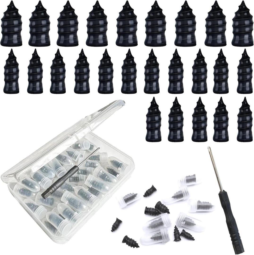 3 x 40PCS Tire Repair Rubber Nail, Rubber Screws, Fast Self-Service Tool | for Bicycle, Motorcycle, Tire Puncture Repair