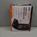 Back Massager with Heat,Heated Seat Cover Cushion with 5 Vibrating Massage Nodes Chair Pad for Pain Relief Home Office Use (Black)