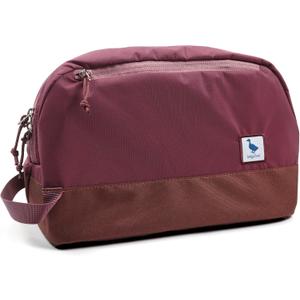 Travel Toiletry Bag 5L, Compact Travel Organizer with Waterproof TPU Wet/Dry Compartment (Valkyrie Red)
