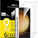 NEW'C for Samsung Galaxy S24 5G Screen Protector Tempered Glass HD Clear
3 Pack, HD Clear, Not compatible with: with S24 Plus, 9H Hardness, Scratch Resistant, Bubble Free, Oleophobic