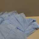 Womens Tulle Skirts Midi Elastic High Waist Pleated Mesh Flowy A-Line Party Long Tutu Skirts (L, Light Blue)